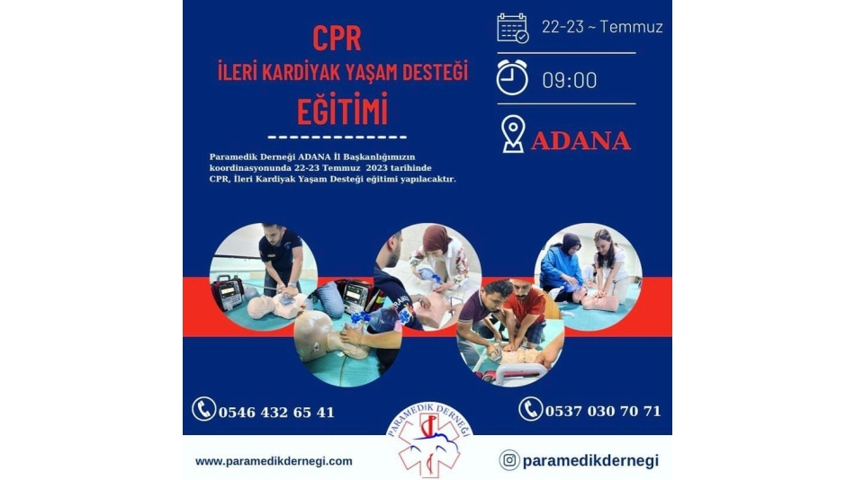 CPR İLERİ KARDİYAK YAŞAM DESTEĞİ EĞİTİMİ